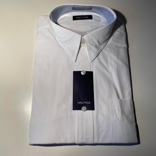 Nautica Men's Shirt - White - M on Productcaster.