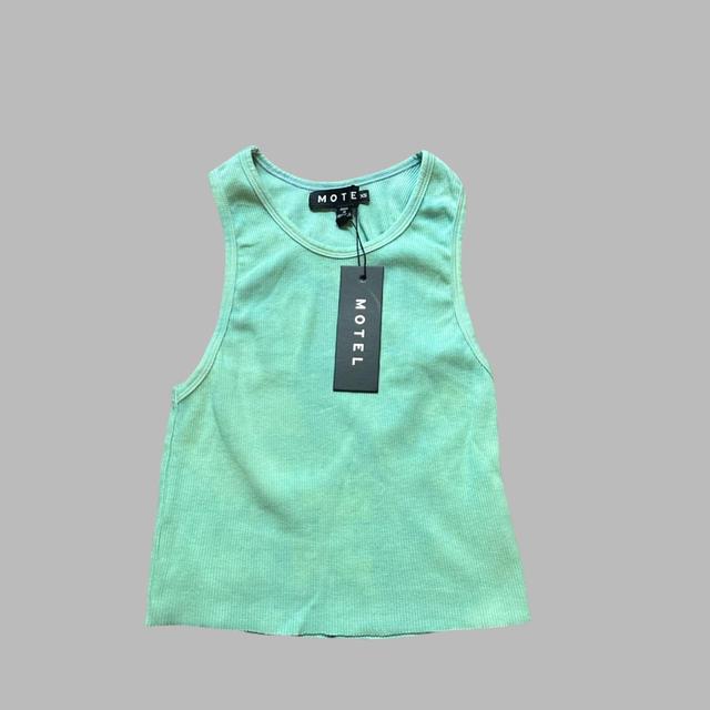 Motel Women's Crop top - Green - XS on Productcaster.