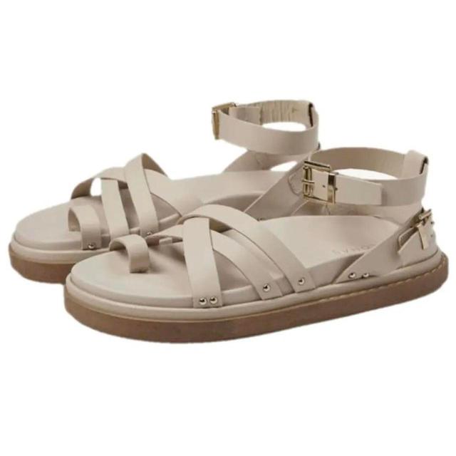 Alohas Women's Sandals - Cream - UK 2.5 on Productcaster.