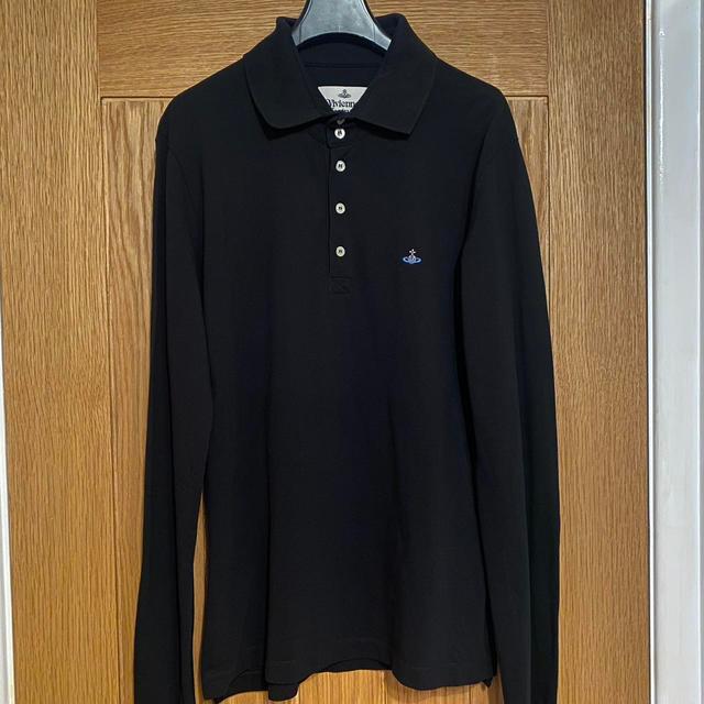 Vivienne Westwood Men's Polo shirt - Black - L on Productcaster.