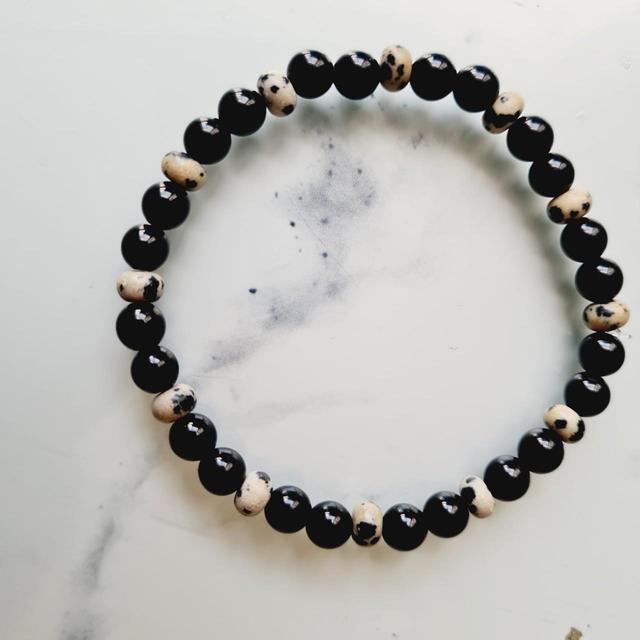 Handmade Men's Bracelet - Black on Productcaster.