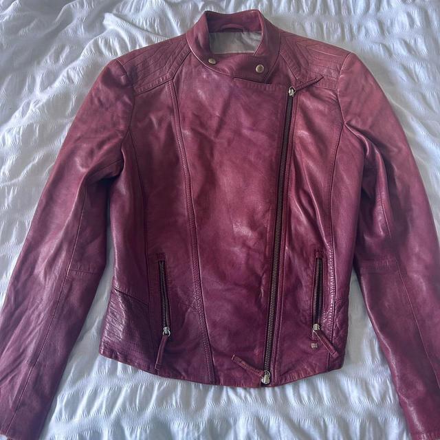 BOSS Women's Party Jacket - Burgundy - M on Productcaster.