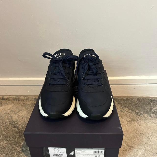 Prada Men's Trainers - Navy - UK 7 on Productcaster.