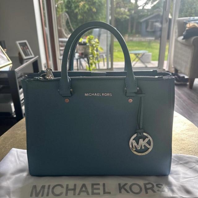 Michael Kors Women's Leather Bag - Blue on Productcaster.