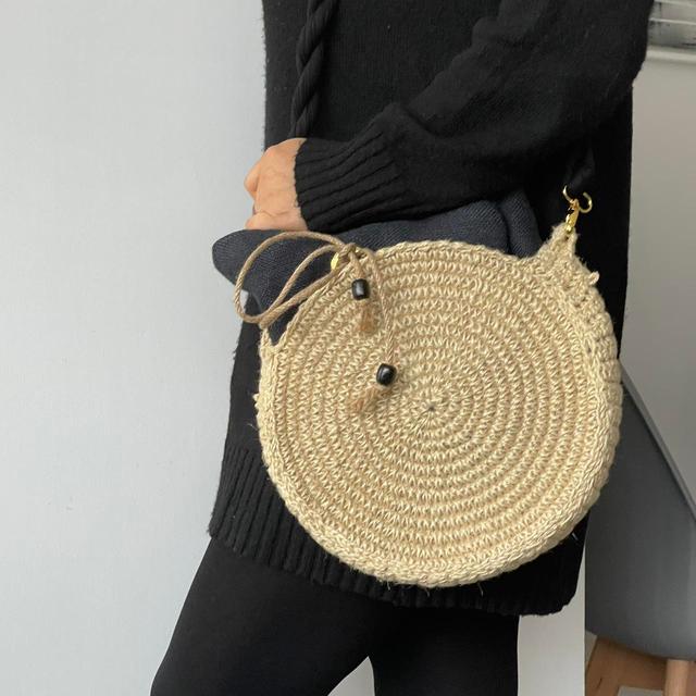 Handmade Women's Casual Bag - Cream on Productcaster.