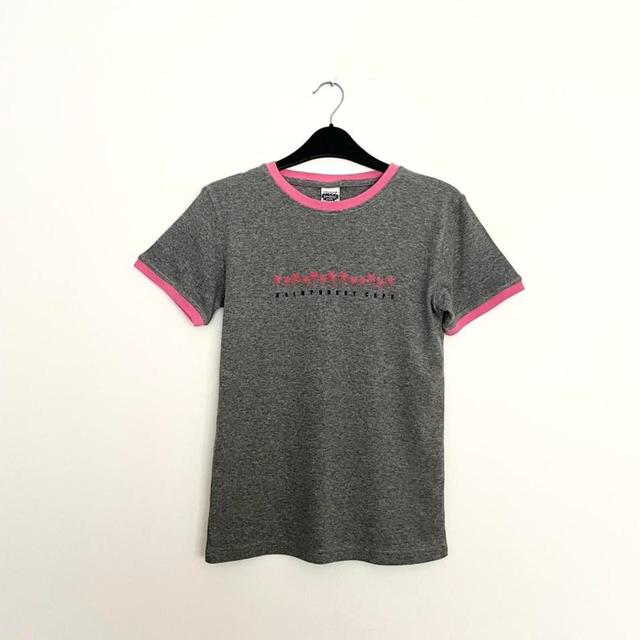 Women's T-shirt - Grey/Pink - M on Productcaster.