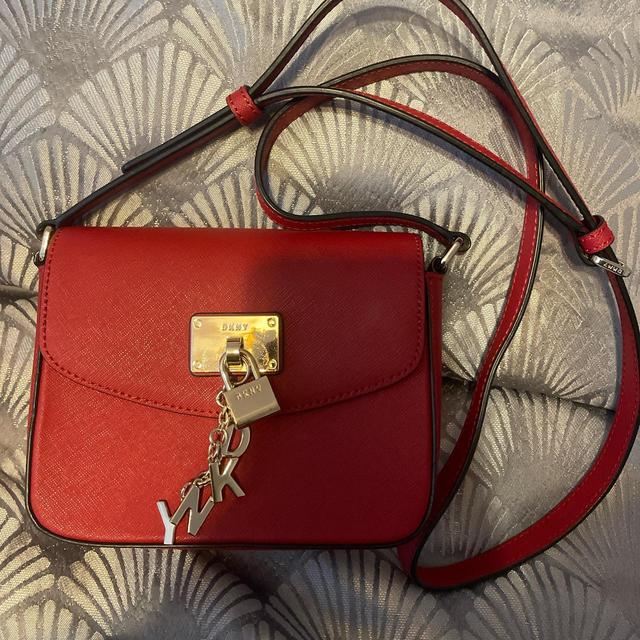 DKNY Women's Shoulder bags - Red on Productcaster.