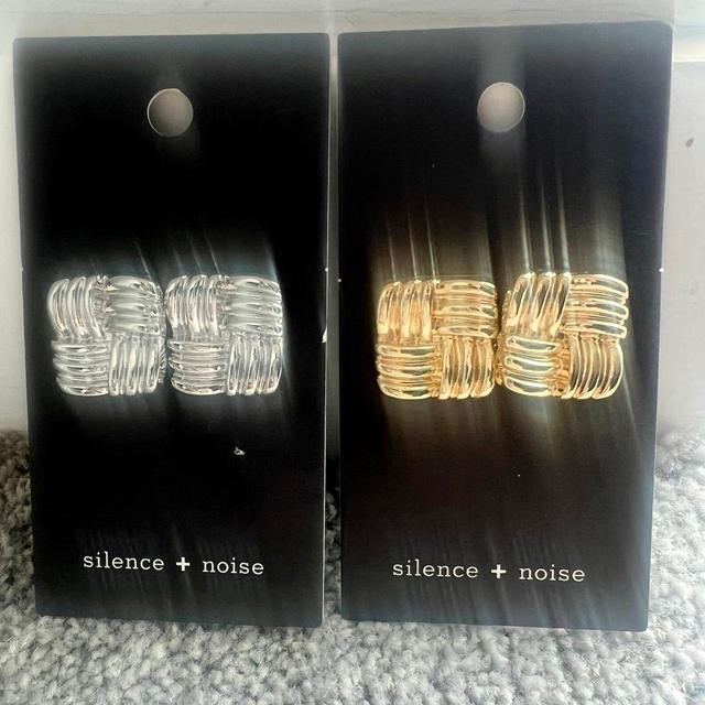 Silence + Noise Women's Earrings - Gold on Productcaster.