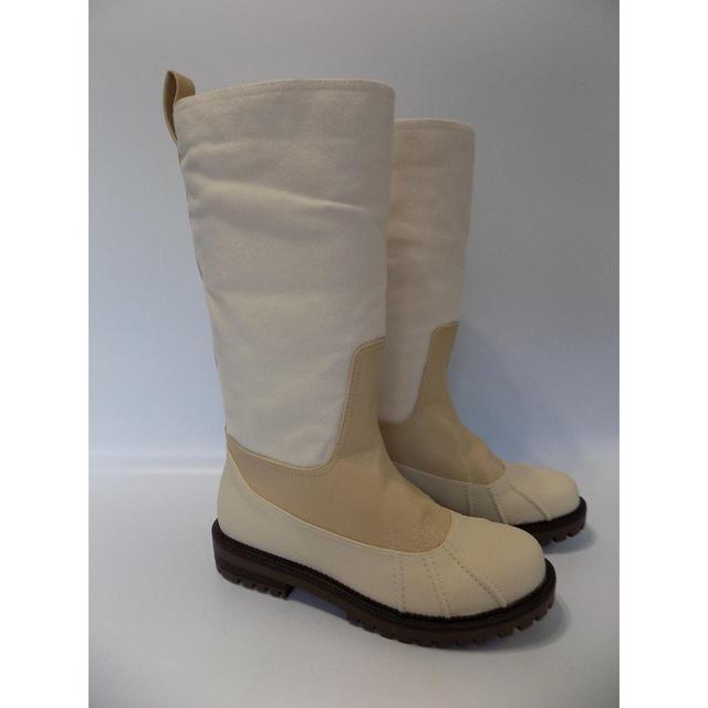 EGO Women's Mid calf Boots - Cream/Multi - UK 5 on Productcaster.