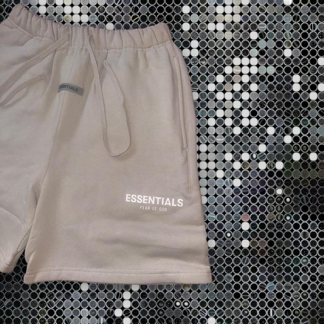 Essentials Men's Shorts - Khaki - S on Productcaster.