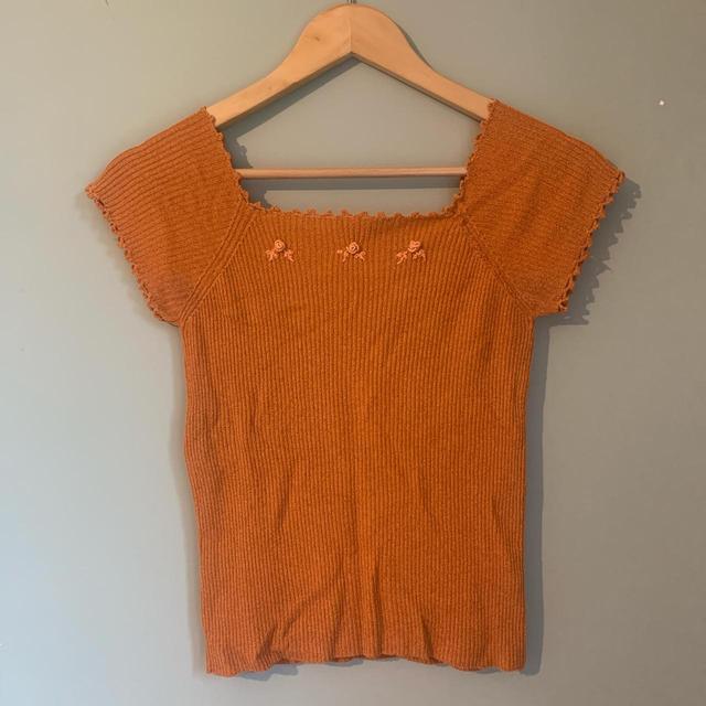 Vintage Women's T-shirt - Orange - 8 on Productcaster.