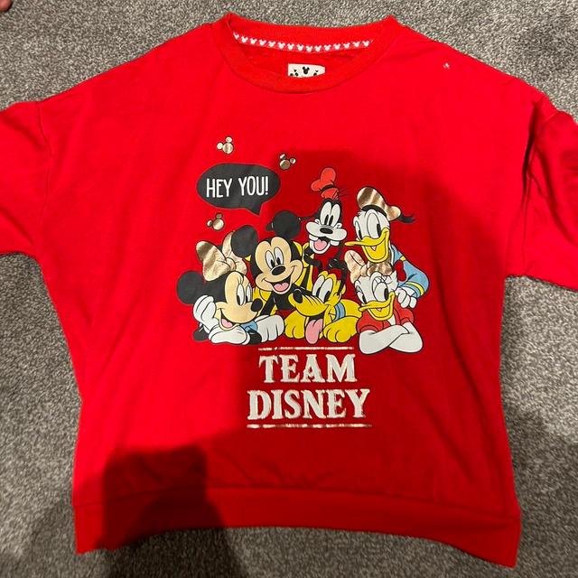 Disney Women's Sweatshirt - Red - 8 on Productcaster.