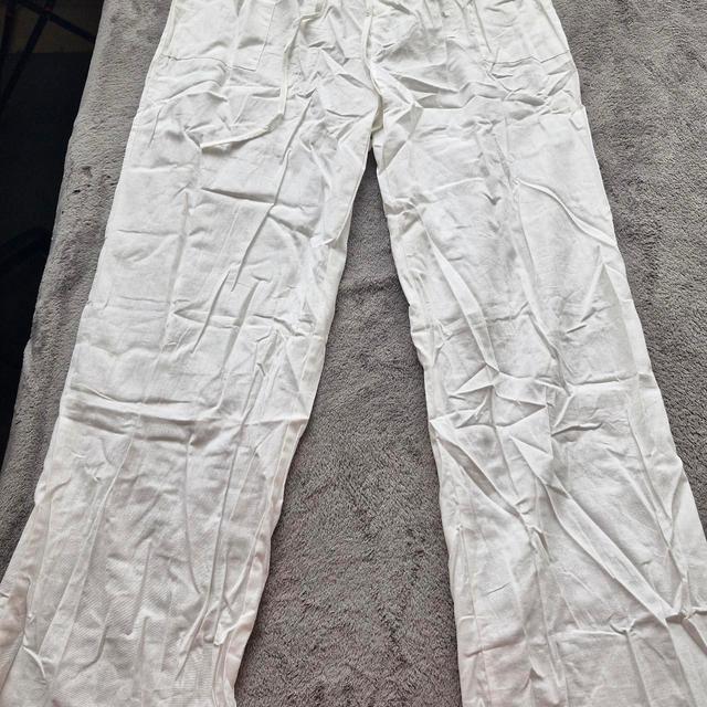 Men's Trousers - White - 3XL on Productcaster.