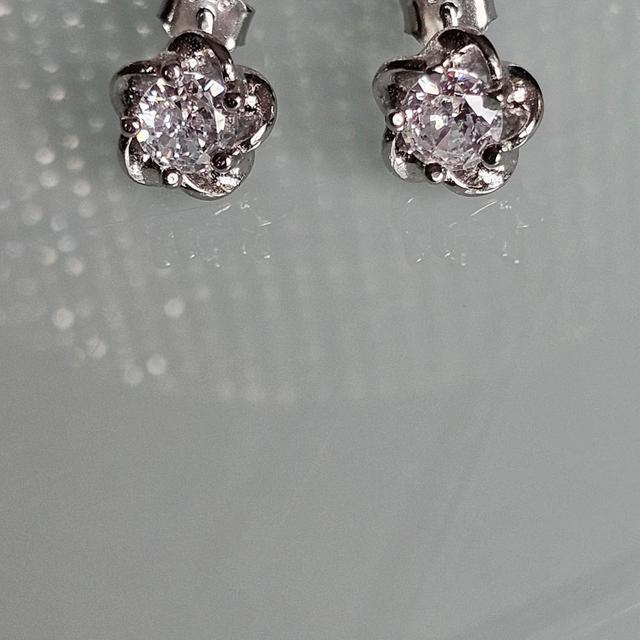 Women's Earrings - Silver on Productcaster.