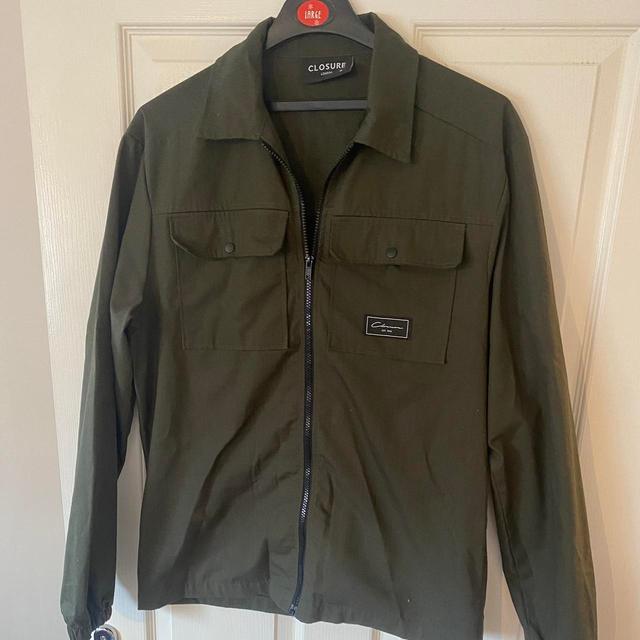 Closure London Men's Shacket Jacket - Khaki/Green - M on Productcaster.