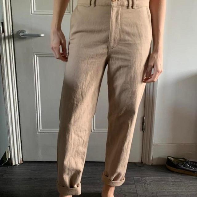 COS Women's Trousers - Tan - UK 10 on Productcaster.