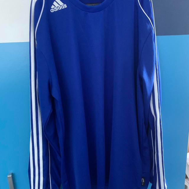 Adidas Men's Jumper - Blue - XL on Productcaster.