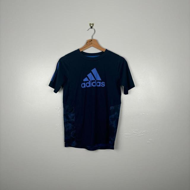 Adidas Men's T-shirt - Blue - XS on Productcaster.