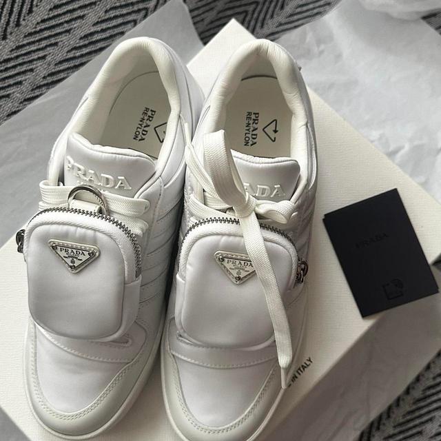 Prada Women's Trainers - White - UK 7 on Productcaster.