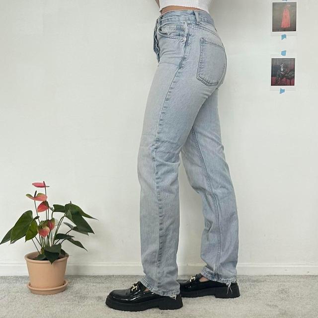 ASOS Women's Straight leg Jeans - Blue - UK 28 on Productcaster.