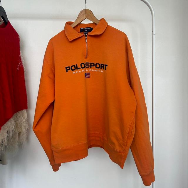 Polo Ralph Lauren Big & Tall Men's Sweatshirt - Orange - L on Productcaster.