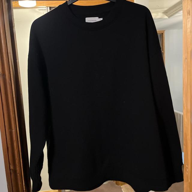 Topman Men's Sweatshirt - Black - XL on Productcaster.