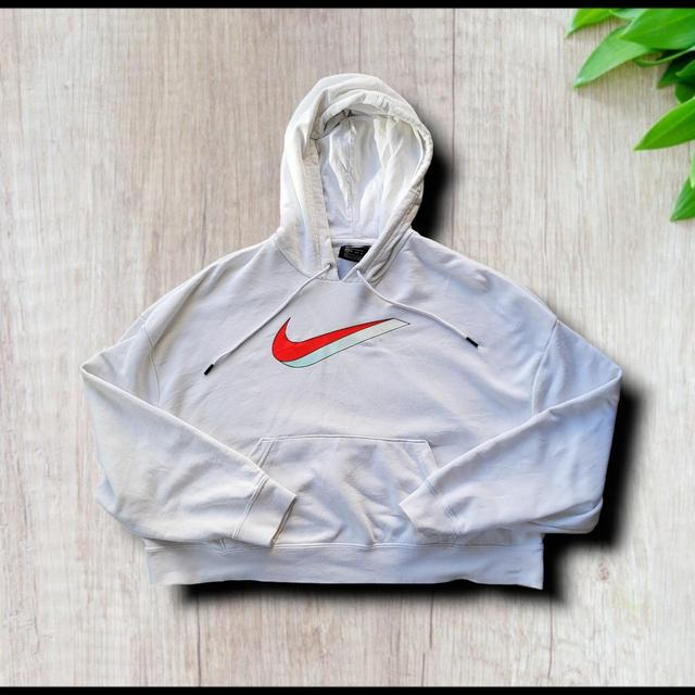 Nike Women's Hoodie - White/Multi - XS on Productcaster.