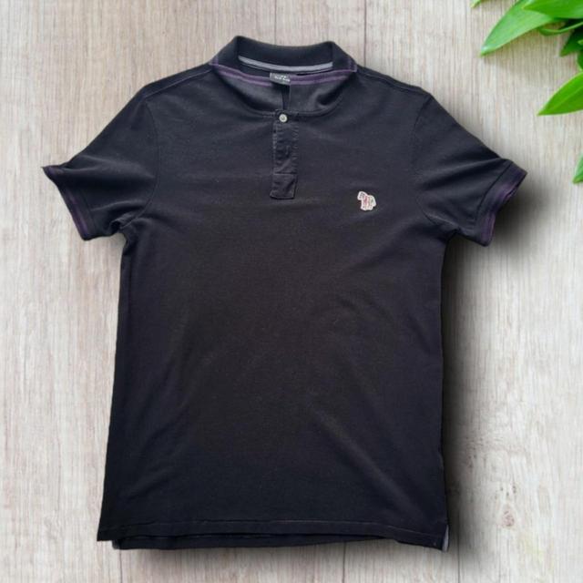 Paul Smith Men's Polo shirt - Black/Multi - M on Productcaster.