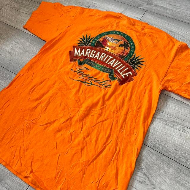 American Vintage Men's T-shirt - Black/Orange - L on Productcaster.