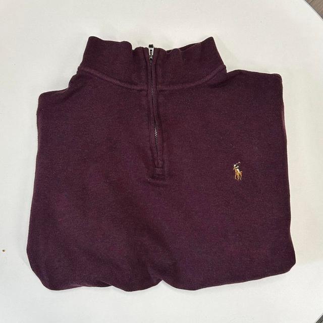 Ralph Lauren Men's Jumper - Burgundy - L on Productcaster.