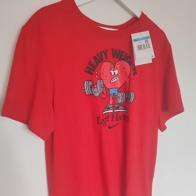 Nike Men's T-shirt - Red - M on Productcaster.