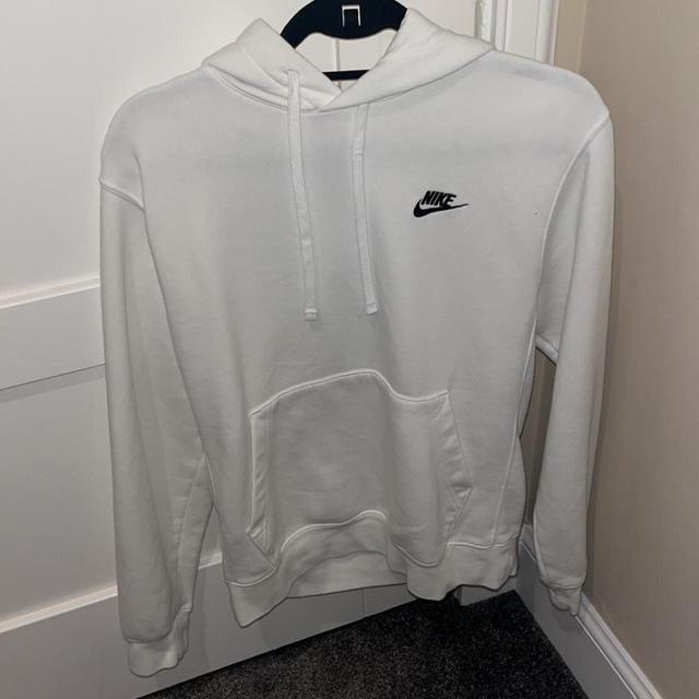 Nike Men's Hoodie - White - S on Productcaster.