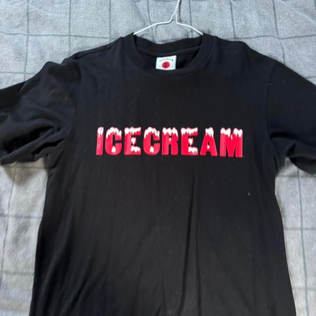 Ice Cream Men's T-shirt - Black - S on Productcaster.