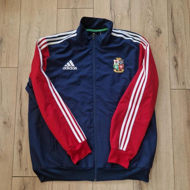 Adidas Men's Top - Red/Navy - XL on Productcaster.