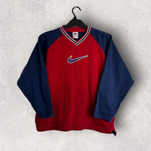 Nike Men's Sweatshirt - Burgundy - S on Productcaster.