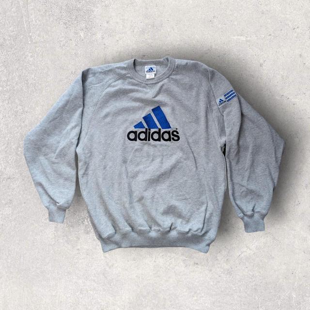 Adidas Men's Sweatshirt - Grey - M on Productcaster.