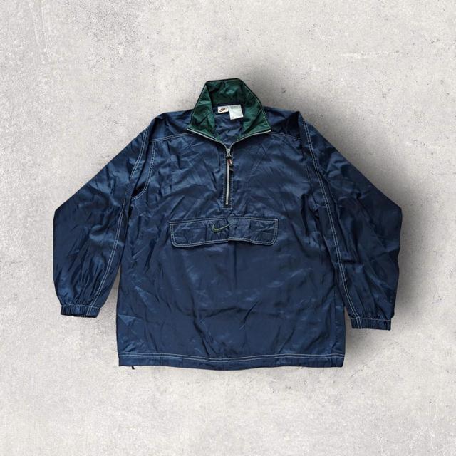 Nike Men's Windbreaker Jacket - Navy - M on Productcaster.