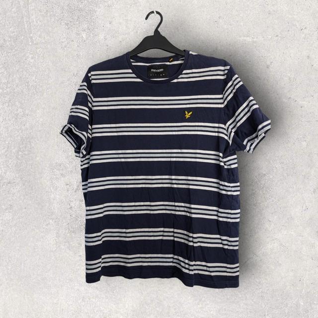 Lyle & Scott Men's T-shirt - White/Navy - XL on Productcaster.