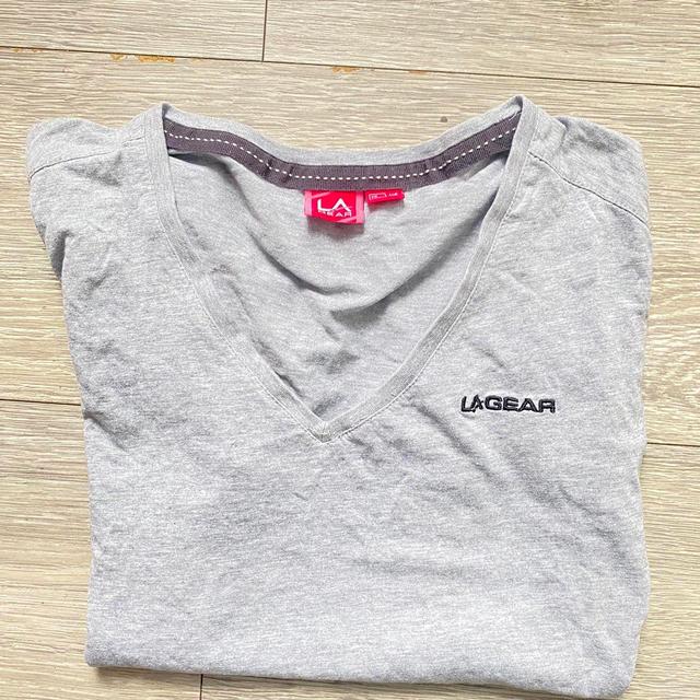 LA Gear Women's T-shirt - Grey - 10 on Productcaster.