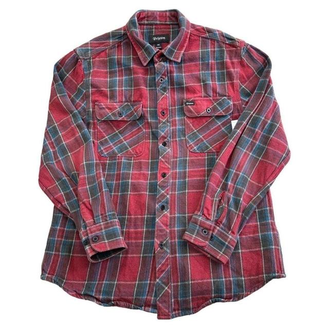 Brixton Men's Shirt - Red - M on Productcaster.