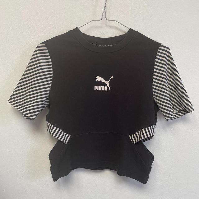 Puma Women's Crop top - Black - 10 on Productcaster.