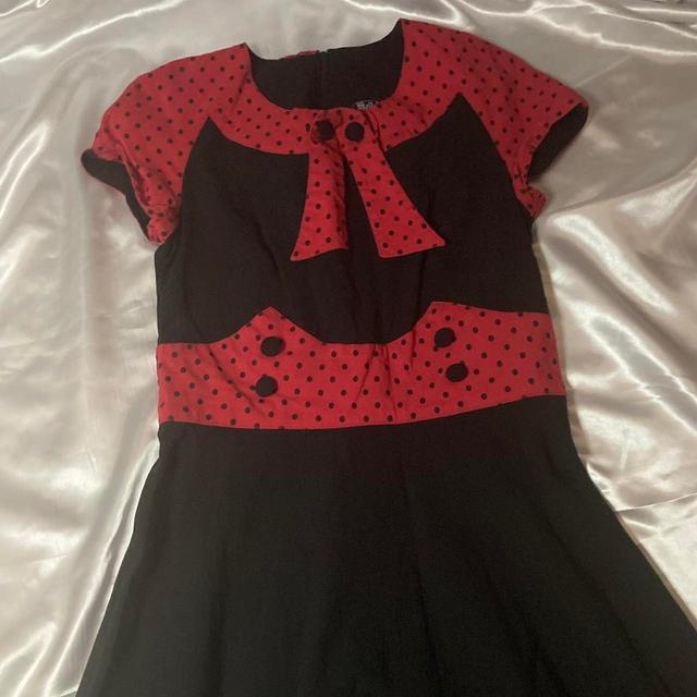 Hell Bunny Women's Dress - Black/Red - S on Productcaster.