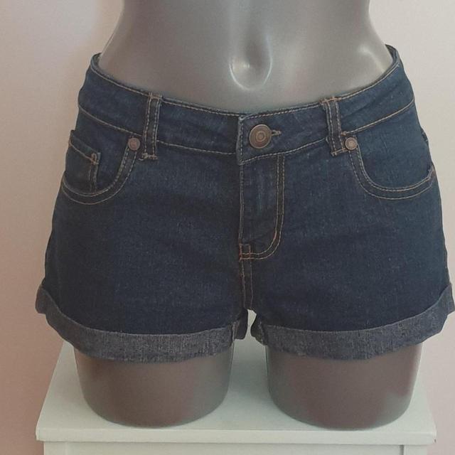 Denim & Co. Women's Shorts - Navy - UK 12 on Productcaster.