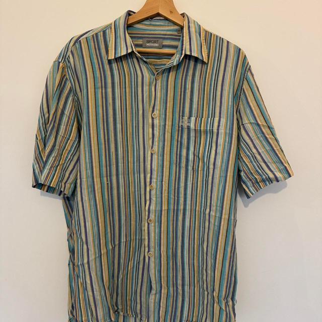 Missoni Men's Shirt - Multi/Green - M on Productcaster.