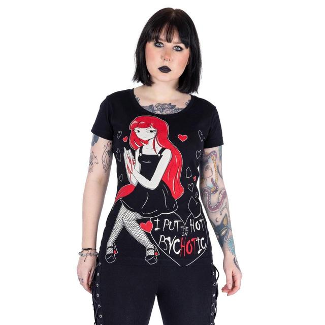 Designer Women's T-shirt - Black - S on Productcaster.