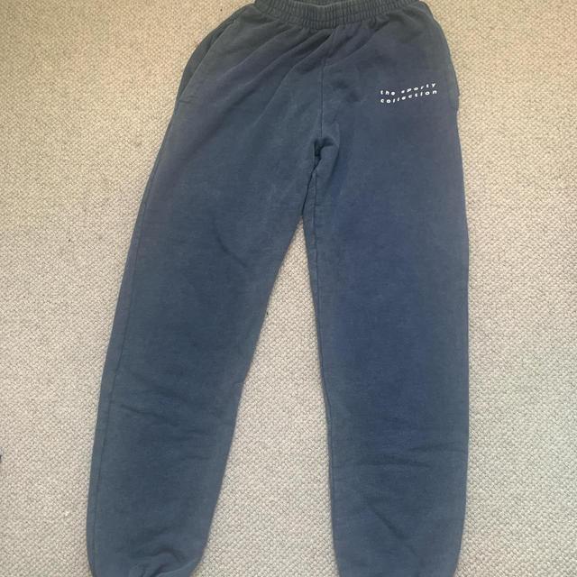 Pull&Bear Women's Sweatpants - Blue/Navy - UK 6 on Productcaster.