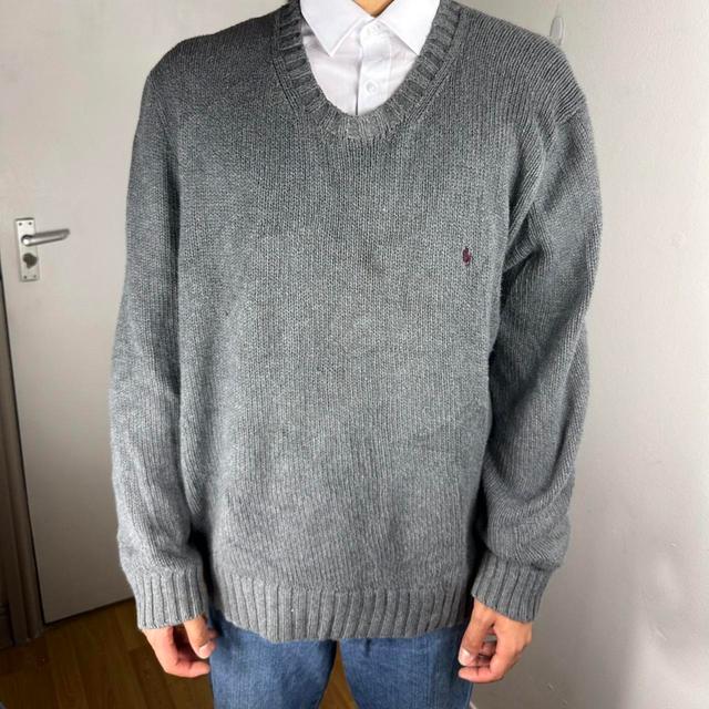 Ralph Lauren Men's Jumper - Grey - XXL on Productcaster.