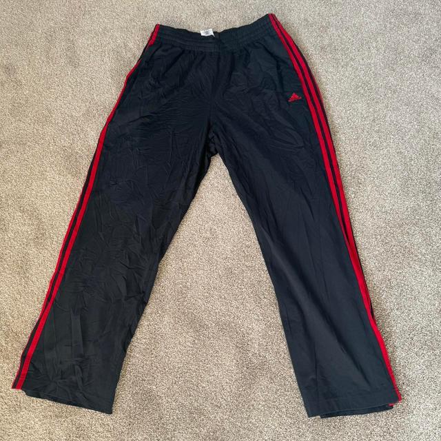 Adidas Men's Sweatpants - Black/Red - M on Productcaster.