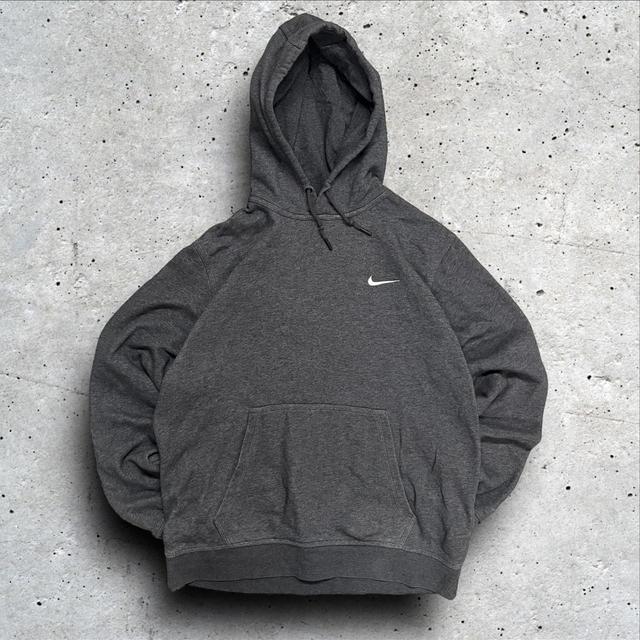 Nike Men's Hoodie - Grey - L on Productcaster.