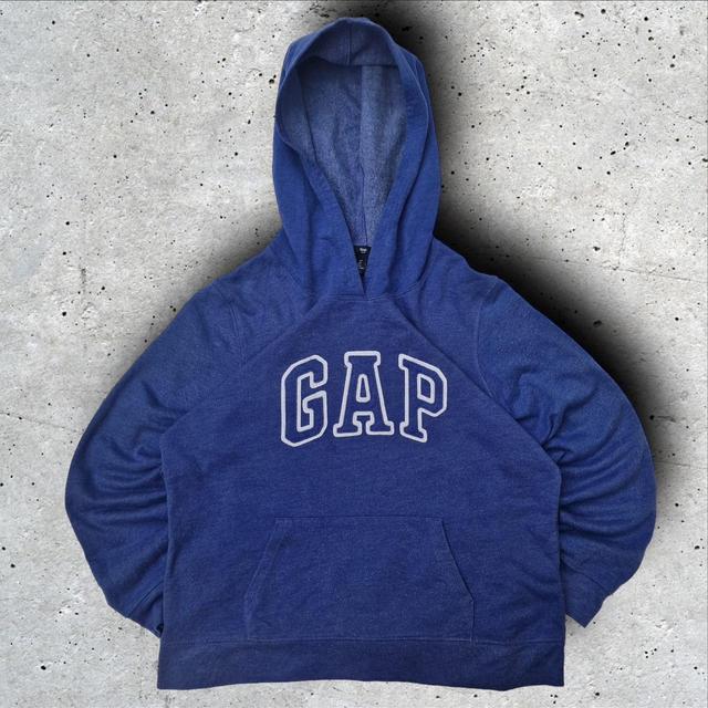 Gap Men's Hoodie - Blue - L on Productcaster.